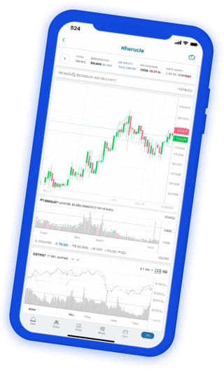 Live portfolio dashboard of the Larch Rendivale crypto trading app